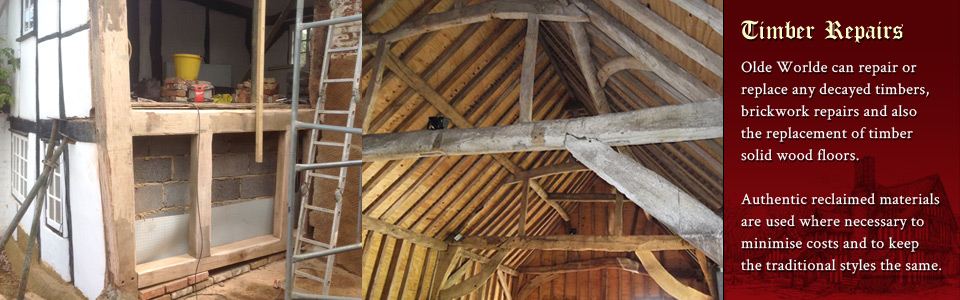 Timber frame repairs throughout Aylesbury and Thame