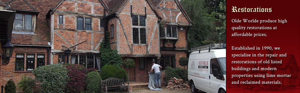 Building restorations throughout Aylesbury