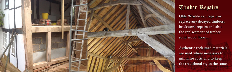 Timber frame repairs throughout Aylesbury and Thame